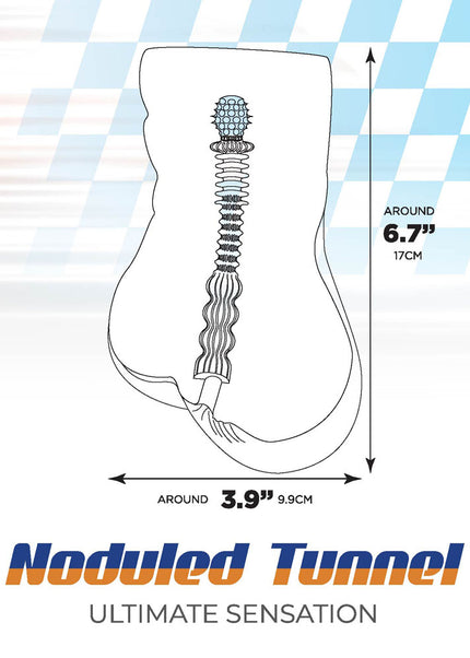 Bulky Sip - Flesh Mini Doggy-Style Stroker