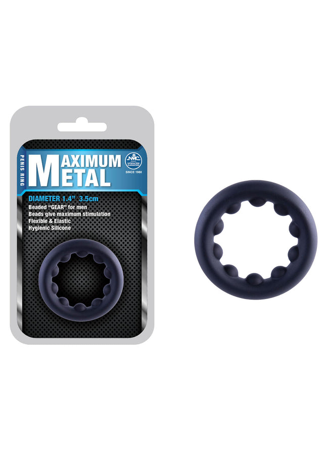 Maximum Metal - Black 35 mm Cock Ring
