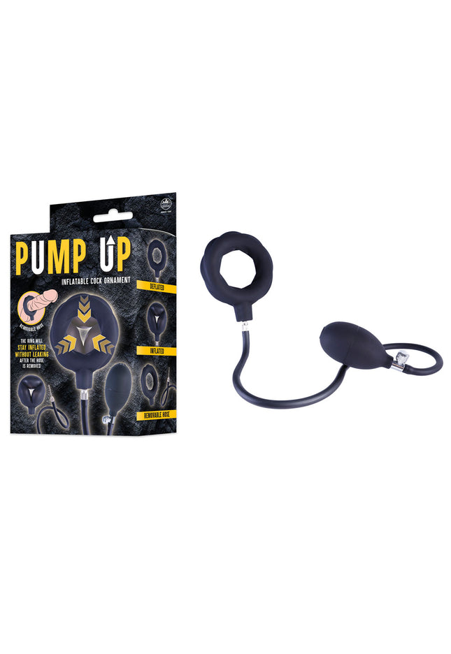 Pump Up - Black Inflatable Cock Ring