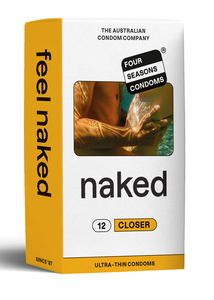 Naked Closer - Ultra Thin Tighter Lubed Condoms - 12 Pack
