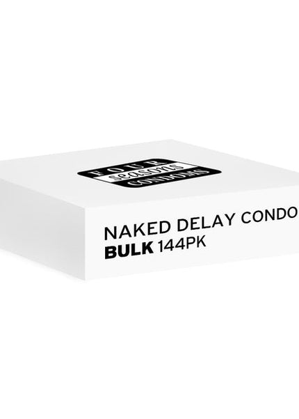 Four Seasons Naked Delay Condoms - Bulk Box of 144