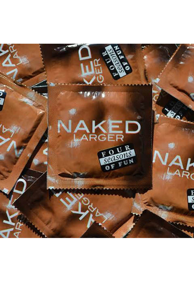 Four Seasons Naked Larger Condoms - Bulk Box of 144