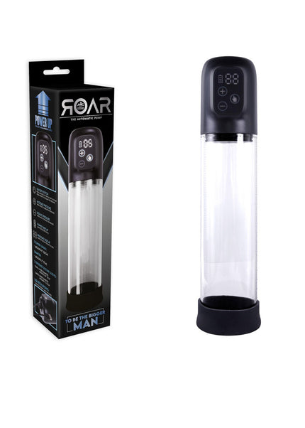 Roar - Clear 20 cm USB Rechargeable Penis Pump