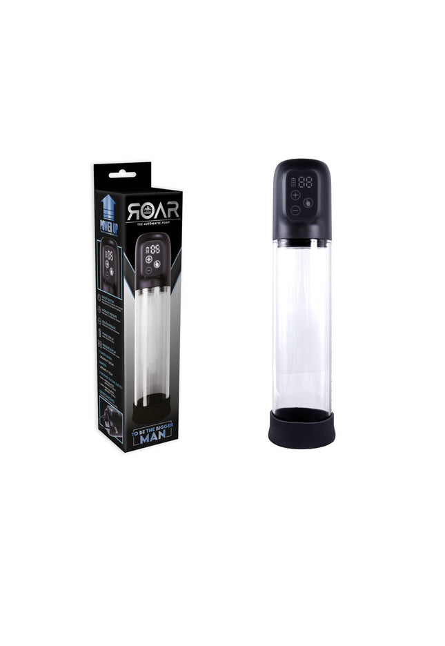 Roar - Clear 20 cm USB Rechargeable Penis Pump