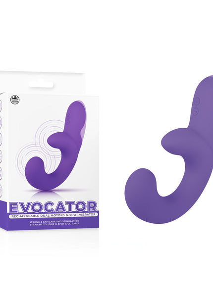 Evocator - Purple - Purple USB Rechargeable Dual Motor G-Spot Vibrator