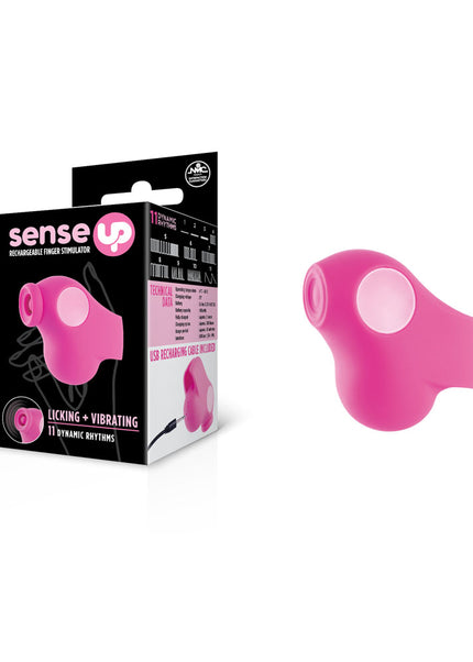 Sense Up - Pink USB Rechargeable Finger Stimulator