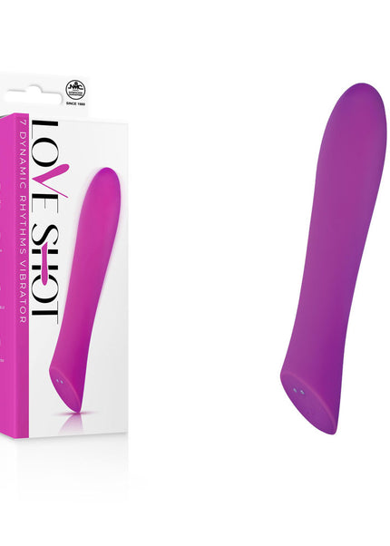 Love Shot - Purple 17.8 cm USB Rechargeable Vibrator