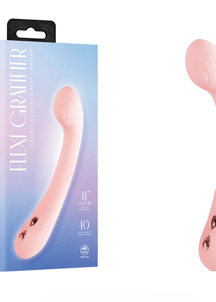 Flexi Gratifier - Pink 20 cm USB Rechargeable VIbrator
