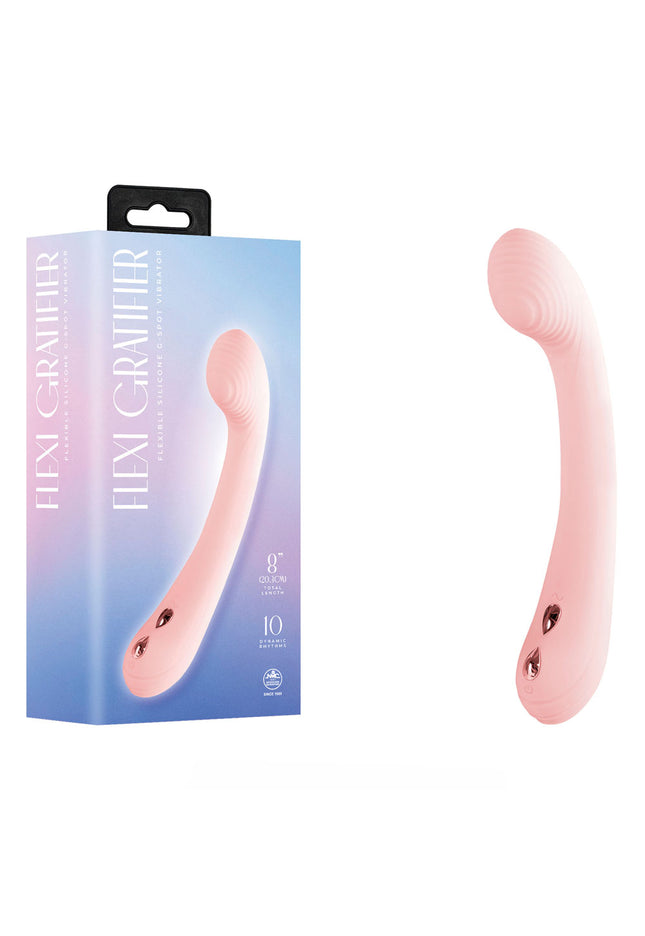 Flexi Gratifier - Pink 20 cm USB Rechargeable VIbrator