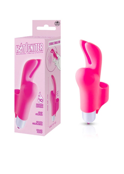 Hot Igniter - Pink 12 cm USB Rechargeable Finger Stimulator
