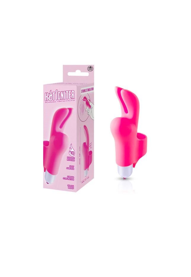 Hot Igniter - Pink 12 cm USB Rechargeable Finger Stimulator