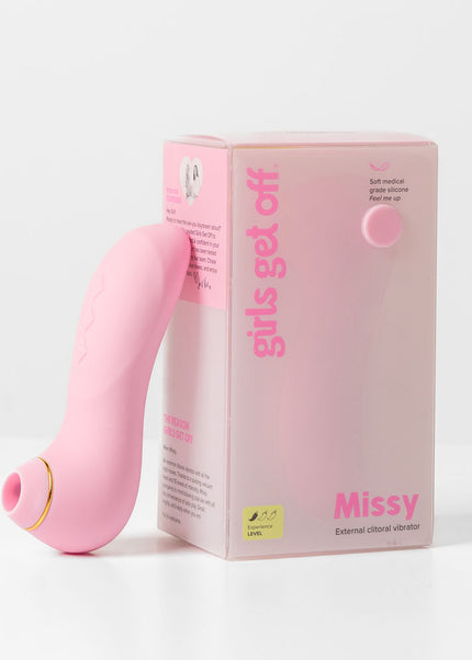 Girls Get Off - Missy - Pink USB Rechargeable Air Pulse Clitoral Stimulator