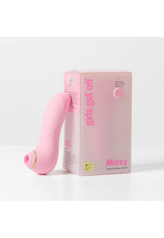 Girls Get Off - Missy - Pink USB Rechargeable Air Pulse Clitoral Stimulator