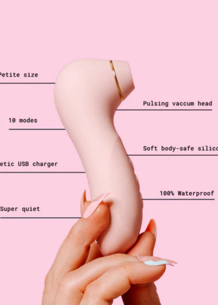 Girls Get Off - Missy - Pink USB Rechargeable Air Pulse Clitoral Stimulator