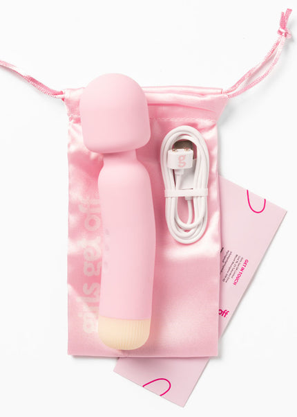Girls Get Off - Wanda - Pink 16.8 cm USB Rechargeable Massage Wand