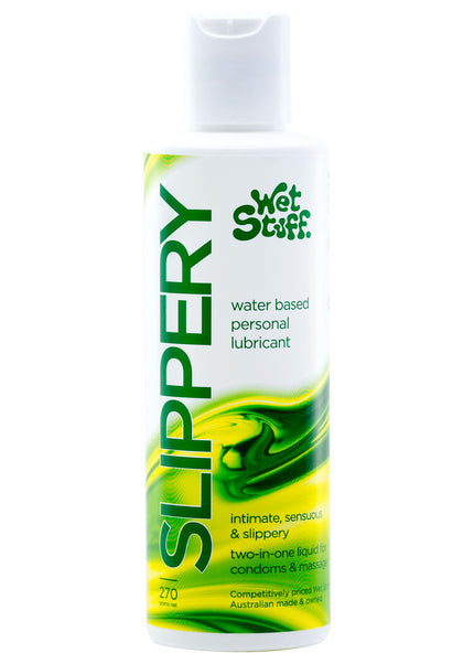 Wet Stuff Slippery 270g Disc - Water Based Lubricant - 270 gram Bottle