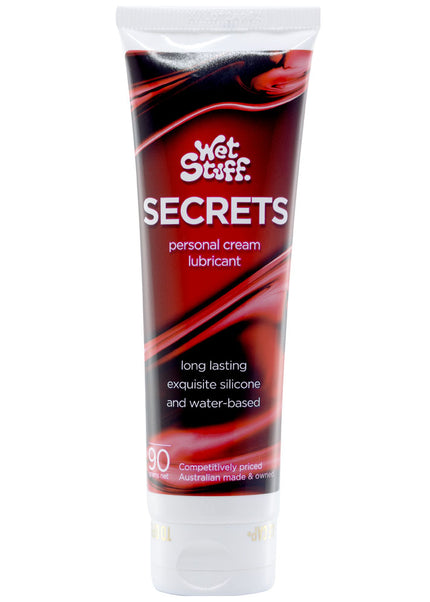 Wet Stuff Secrets - 90g Tube - Hybrid Lubricant - 90 gram Tube