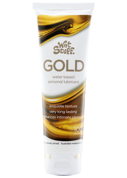 Wet Stuff Gold - 100g Tube - Water Based Lubricant - 100 gram Tube