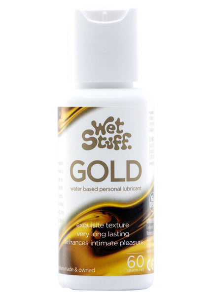 Wet Stuff Gold - 60g Bottle - Water Based Lubricant - 60 gram Bottle