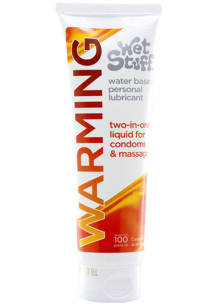Wet Stuff Warming - 100g Tube - Warming Water Based Lubricant - 100 gram Tube