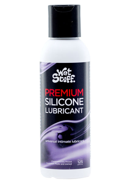 Wet Stuff Premium - 125g Disk Top - Silicone Lubricant - 125 gram Bottle