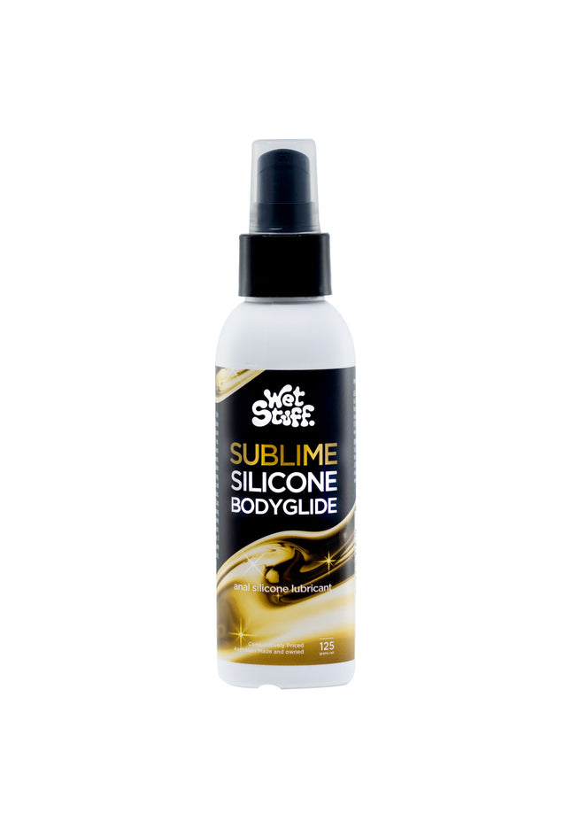 Wet Stuff Sublime - 125g Pump Top - Anal Silicone Lubricant - 125 gram Pump Bottle