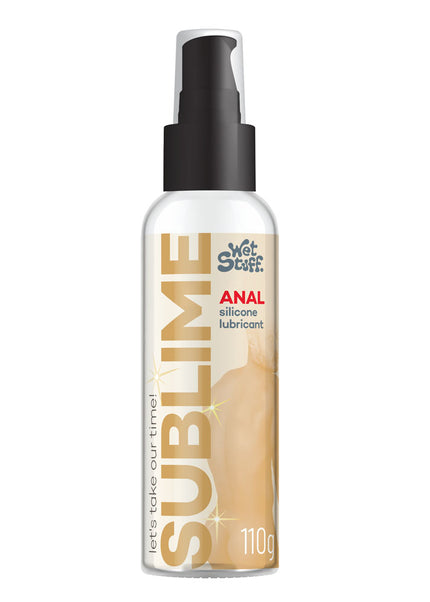 Wet Stuff Sublime - 110g Pump - Anal Silicone Lubricant - 110 gram Pump Bottle
