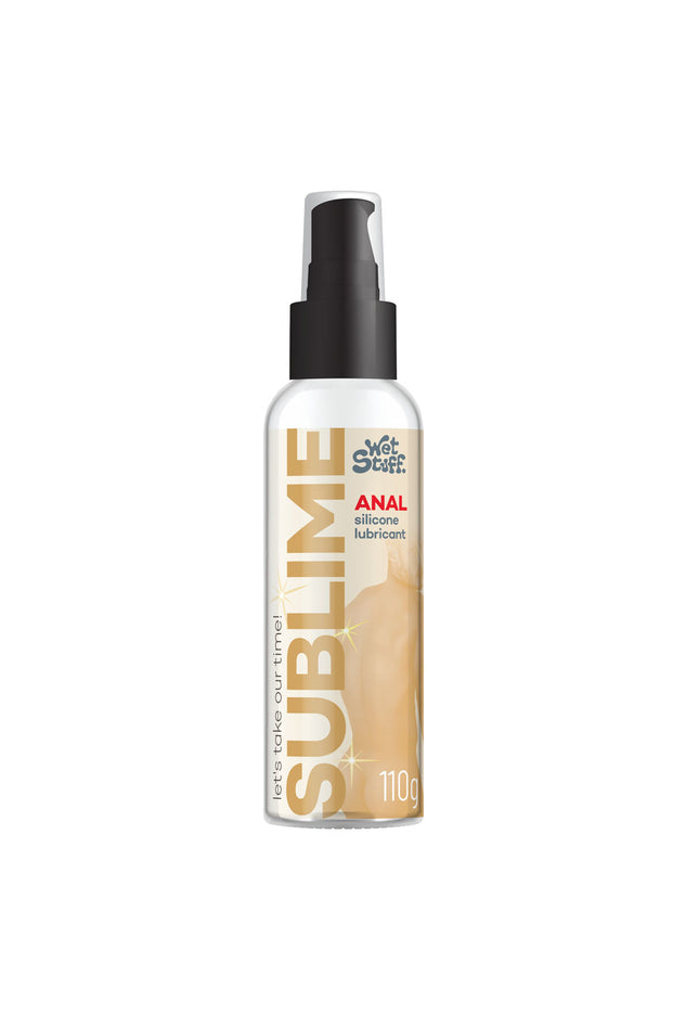 Wet Stuff Sublime - 110g Pump - Anal Silicone Lubricant - 110 gram Pump Bottle
