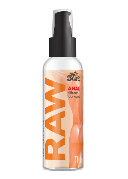 Wet Stuff Raw - 110g Pump - Anal Silicone Lubricant - 110 gram Pump Bottle
