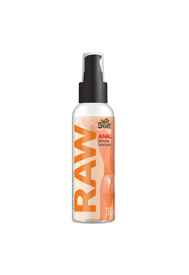 Wet Stuff Raw - 110g Pump - Anal Silicone Lubricant - 110 gram Pump Bottle