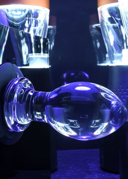 Gender X Crystal Ball - Clear Glass 13.6 cm Butt Plug with Suction Base