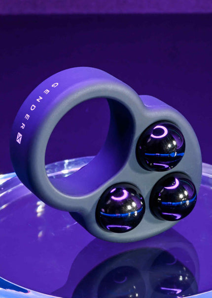 Gender X WORKOUT RING - Black Weighted Cock Ring