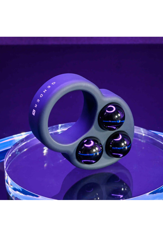 Gender X WORKOUT RING - Black Weighted Cock Ring