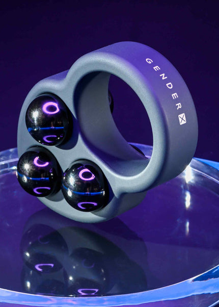 Gender X WORKOUT RING - Black Weighted Cock Ring