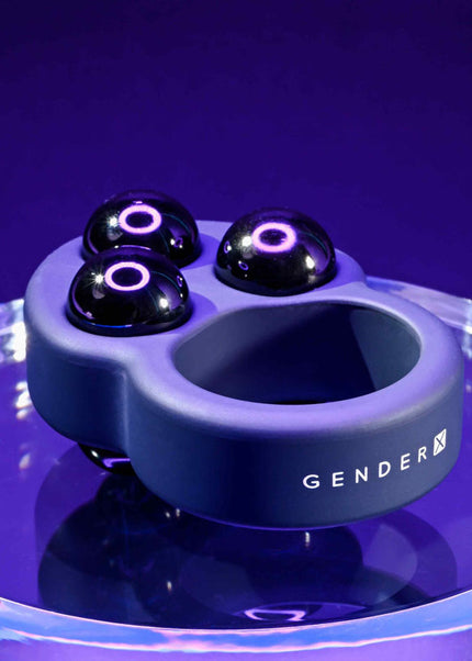 Gender X WORKOUT RING - Black Weighted Cock Ring