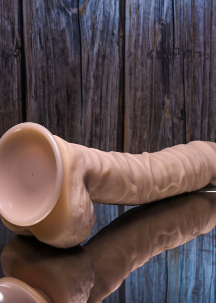 Gender X 10'' FLEXSKIN POSEABLE TRUE FEEL - Light - Flesh 29.2 cm Poseable Dong