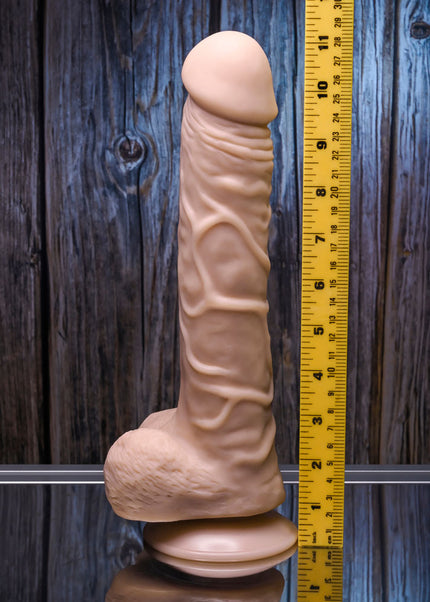 Gender X 10'' FLEXSKIN POSEABLE TRUE FEEL - Light - Flesh 29.2 cm Poseable Dong