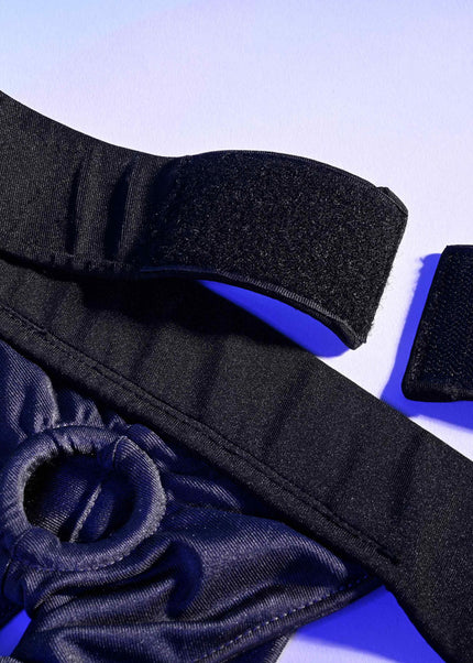 Gender X DOUBLE RIDER - Black Adjustable Strap-On Harness (No Probe Included)