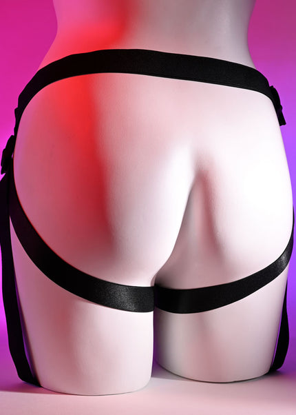 Gender X PLEASURE HARNESS - Black Adjustable Harness (No Probe Included)