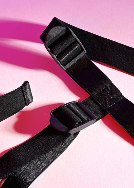 Gender X PLEASURE HARNESS - Black Adjustable Harness (No Probe Included)