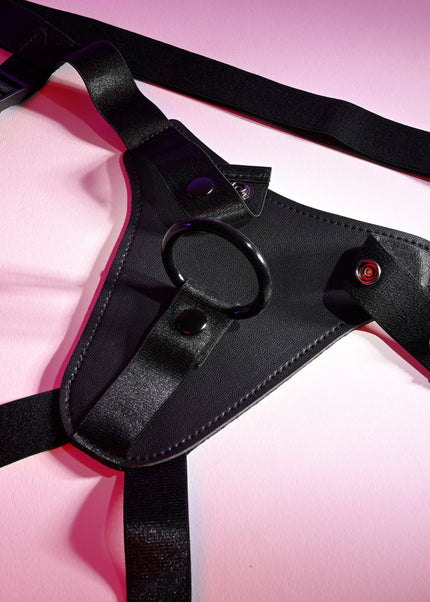 Gender X PLEASURE HARNESS - Black Adjustable Harness (No Probe Included)