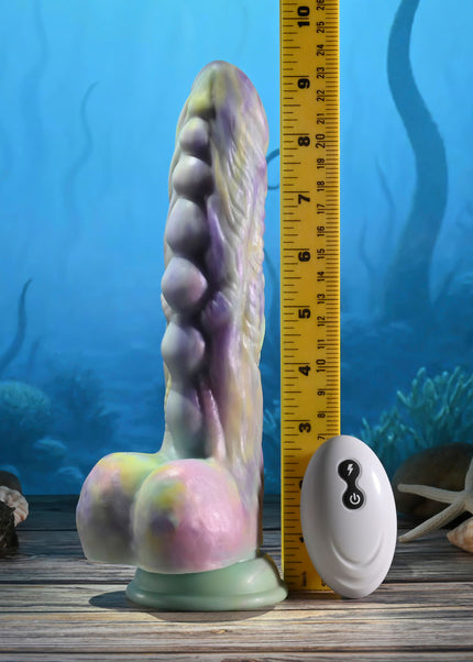 Gender X MONSTER'S BALL - USB Rechargeable Vibrating and Thrusting Fantasy Dildo with Wireless Remote