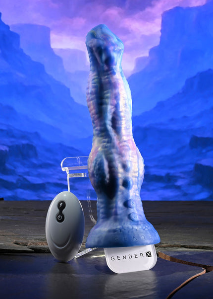 Gender X WILDEST DREAMS - USB Rechargeable Vibrating and Thrusting Fantasy Dildo with Wireless Remote