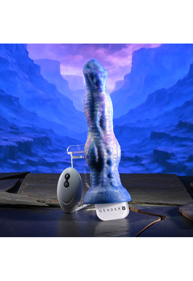 Gender X WILDEST DREAMS - USB Rechargeable Vibrating and Thrusting Fantasy Dildo with Wireless Remote