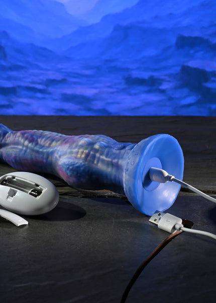 Gender X WILDEST DREAMS - USB Rechargeable Vibrating and Thrusting Fantasy Dildo with Wireless Remote