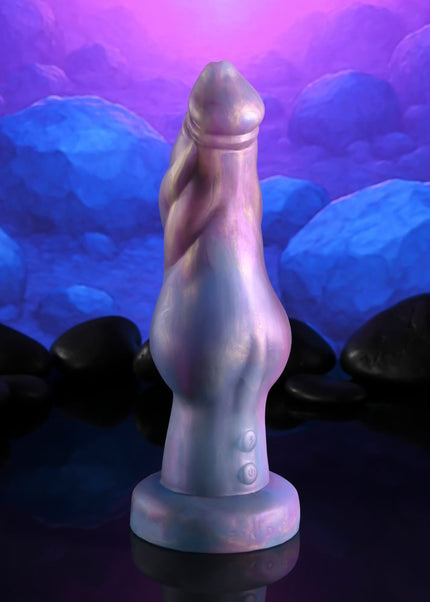 Gender X IMAGINARY FRIEND - Purple/Pink USB Rechargeable Vibrating Fantasy Dildo with Wireless Remote