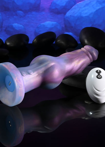 Gender X IMAGINARY FRIEND - Purple/Pink USB Rechargeable Vibrating Fantasy Dildo with Wireless Remote