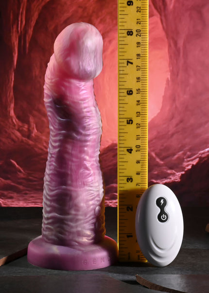 Gender X WHIMSICAL - Pink USB Rechargeable Vibrating Fantasy Dildo with Wireless Remote