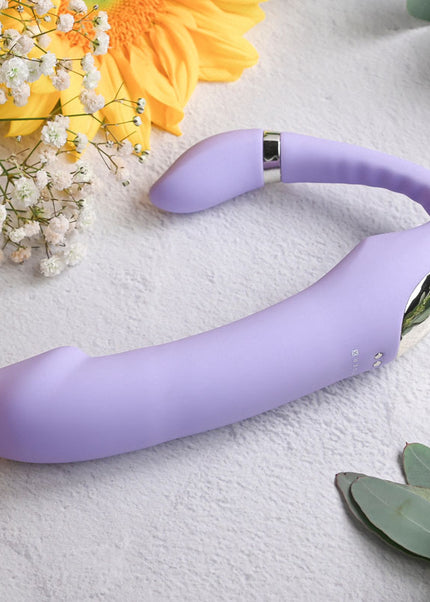 Gender X ORGASMIC ORCHID - Lilac 19 cm USB Rechargeable Strapless-Strap-On