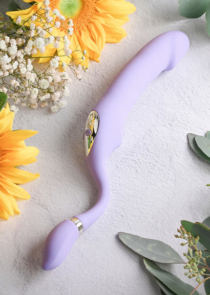 Gender X ORGASMIC ORCHID - Lilac 19 cm USB Rechargeable Strapless-Strap-On